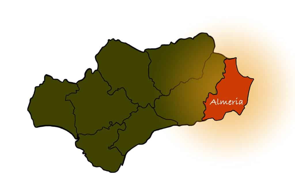 kaart-provincie-almeria-andalusie
