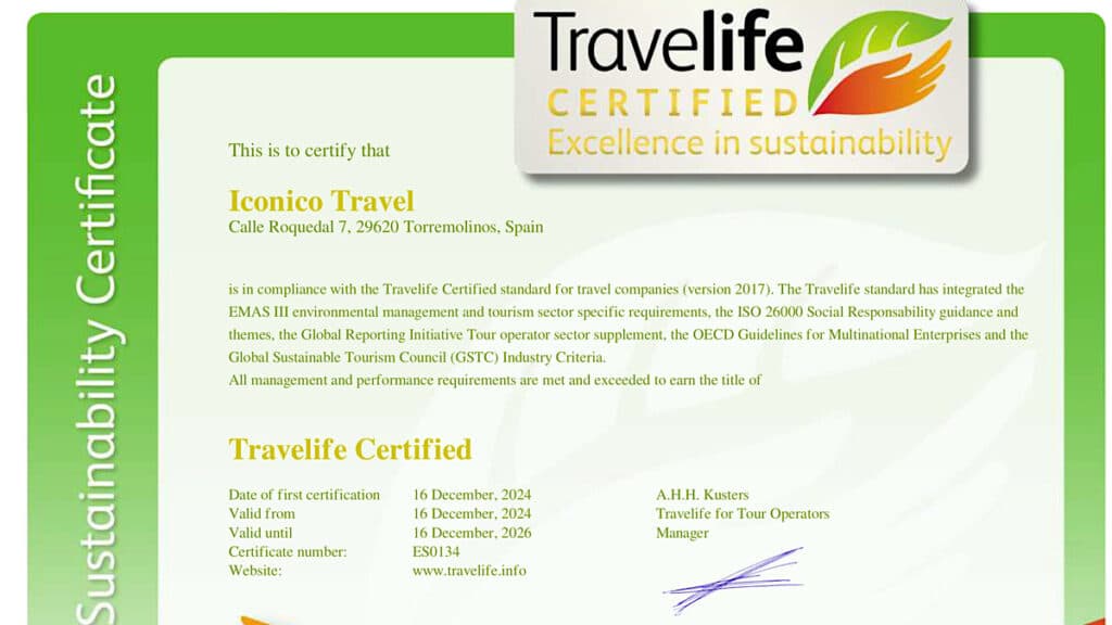 duurzaamheidscertificaat-travelife-voor-iconico-travel