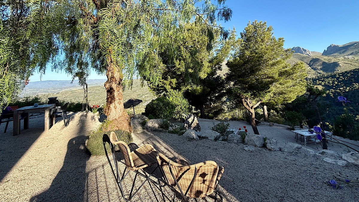 benb-el-refugio-alcaucin-malaga-tuin